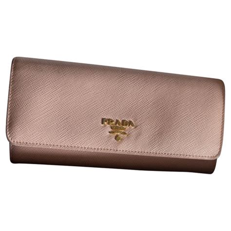 prada portemonnaie damen rosa|prada wallet holder.